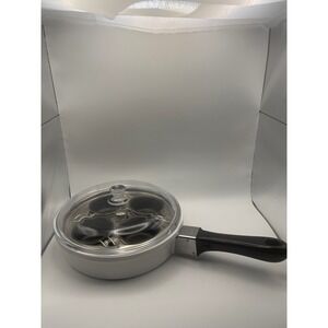 Princess House Nouveau 8 Inch Skillet Egg Poacher Set with Removable Handle